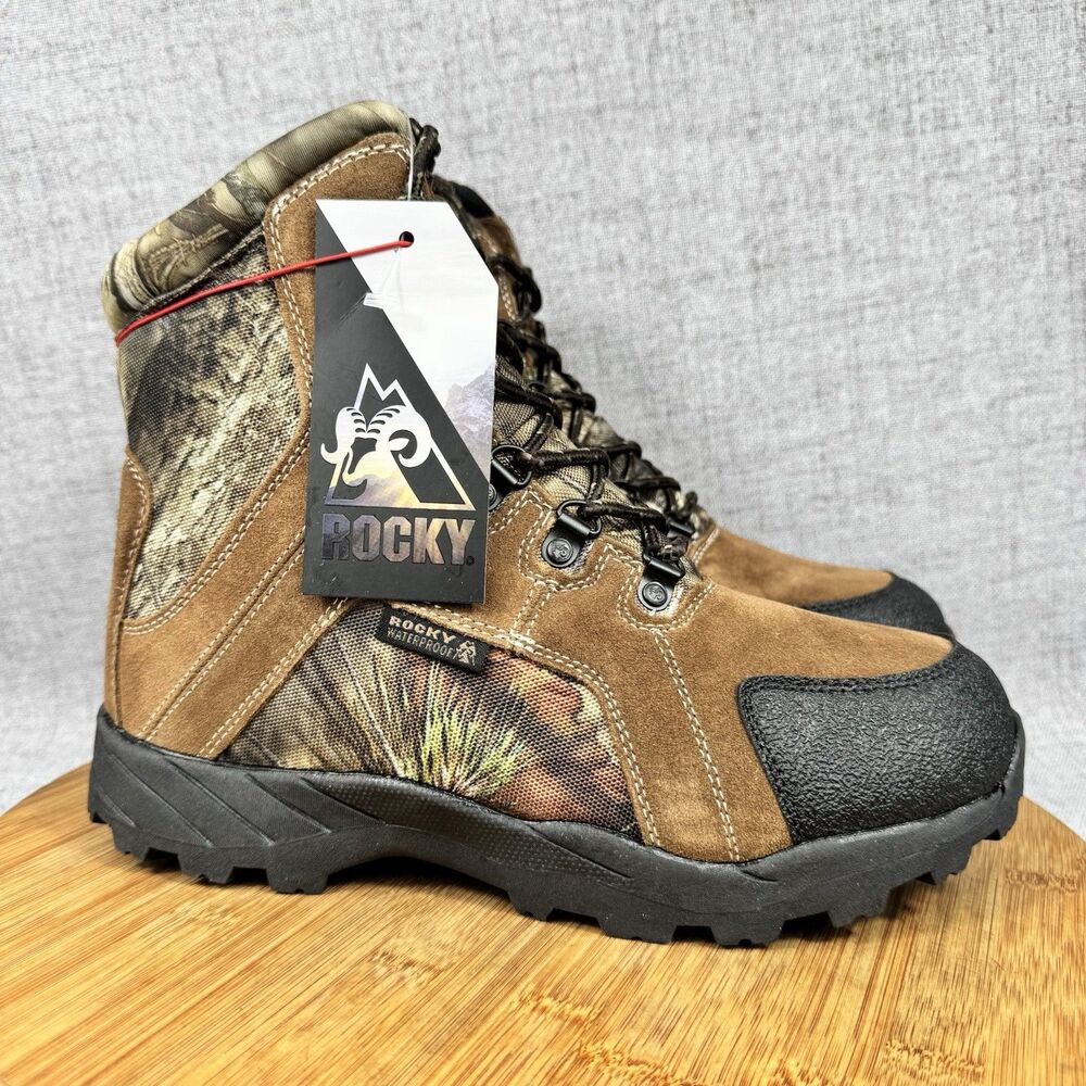 Rocky Boots Youth Size 6 M Hunting Waterproof Leather Work